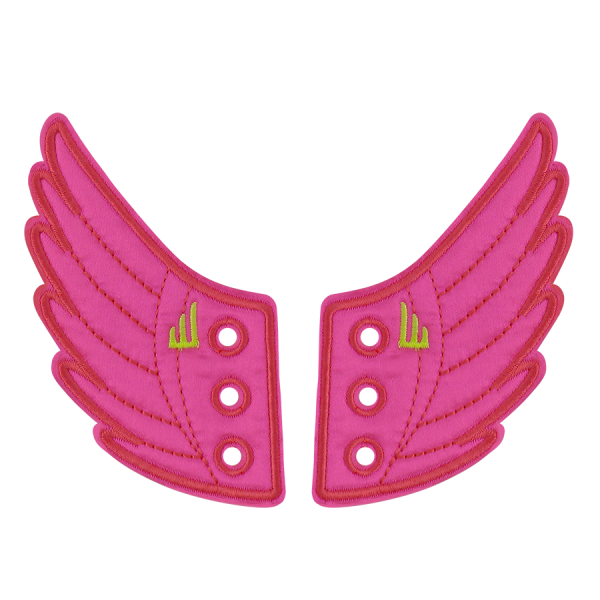 Pink Neon Wings - Lace