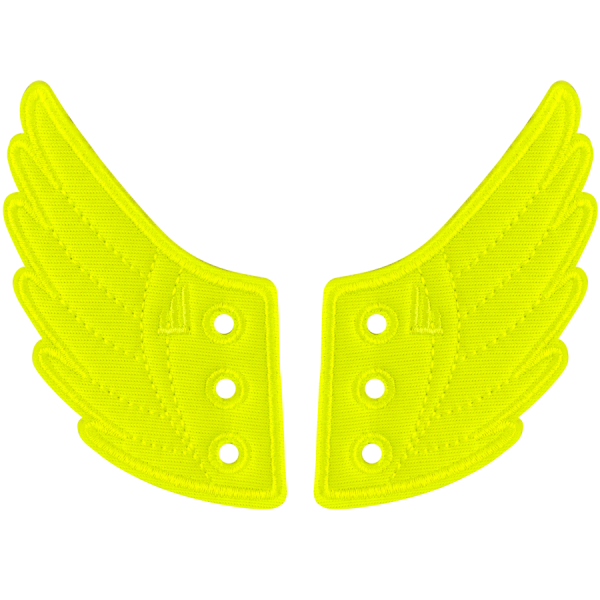 Yellow Neon Wings - Lace