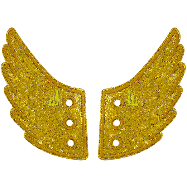 Gold Sparkle Wings - Lace 