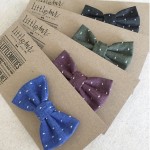 Little Mr. CRANBERRY POLKA DOT BABY & TODDLER BOW TIE