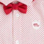 LONG SLEEVE SHIRT WITH BOWTIE (RED) 