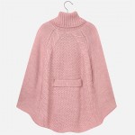 Knit Pink Poncho 