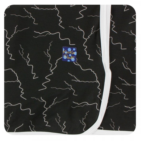 Print Swaddling Blanket in Zebra Lightning 