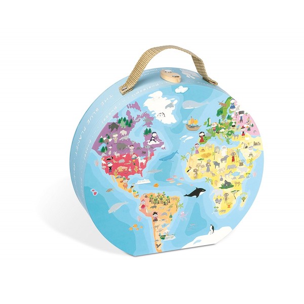 Our Blue Planet Round Double Sided Suitcase Puzzle
