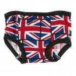 Training Pants Set in Natural London Transport and Union Jack
