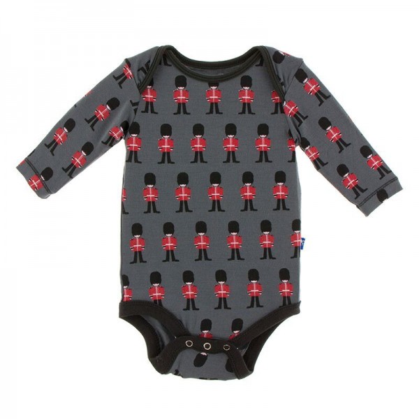 Print Long Sleeve One Piece in Queen's Guard 