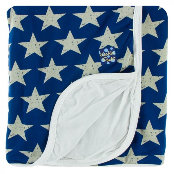 Print Toddler Blanket in Vintage Stars
