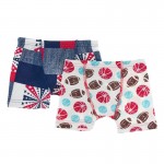 Boxer Briefs Set in Natural Sports and Patchwork