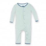Fitted Applique Coverall in Aloe wild Horses