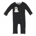 Holiday Applique Coverall Midnight BOO 