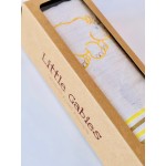 Little Gabies Baby Blanket with Love from Ethiopia- Happy Rhino (Gold) 