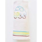 Little Gabies Baby Blanket with Love from Ethiopia - Happy Car (Blue)