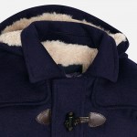 Baby Boy Faux Fur Lined Duffle Coat