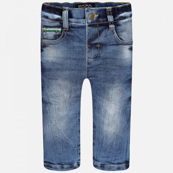 MAYORAL Baby Boy Lined Long Denim Trousers