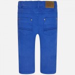 Baby Boy Long Twill and Elastane Trousers
