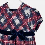 Baby Girl Checkered Short Sleeve Dress