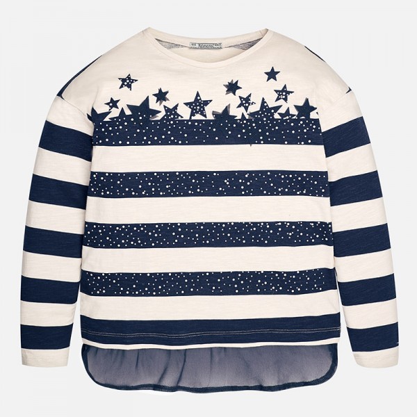 Girl Long sleeve t-shirt with Strass