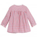 Baby Girl Red Plaid Blouse