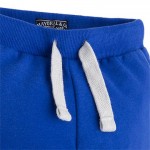 Blue Casual Stretch Shorts