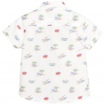 Baby Boys Safari Print Layered Shirt