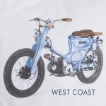 Boy Short Sleeve T-shirt Motorbike Print