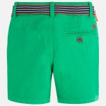 Boy Cotton Pique Shorts with Belt
