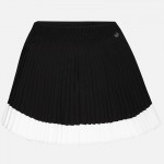 Girl Short Pleated Crepe Skirt