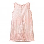 Pink Sequin Pattern Sleeveless Dress Mayoral Chic 