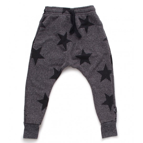 Star Baggy Pants - Grey