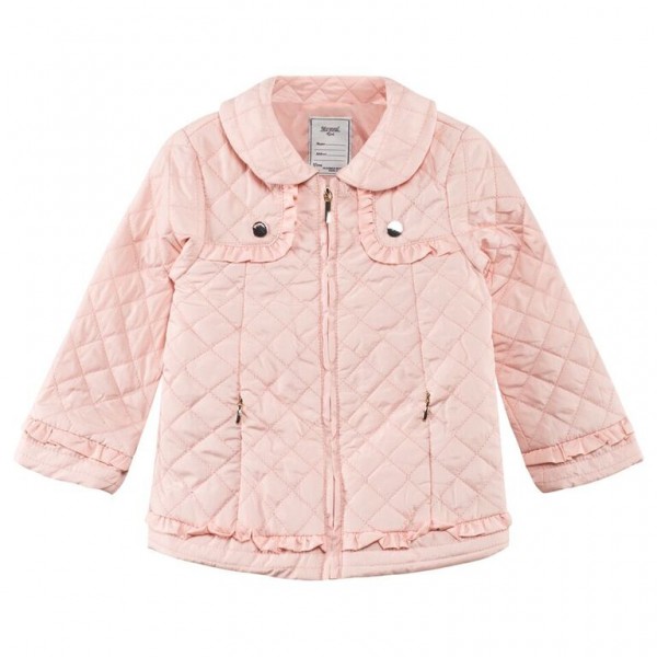 PINK DIAMOND QUILTED COAT 