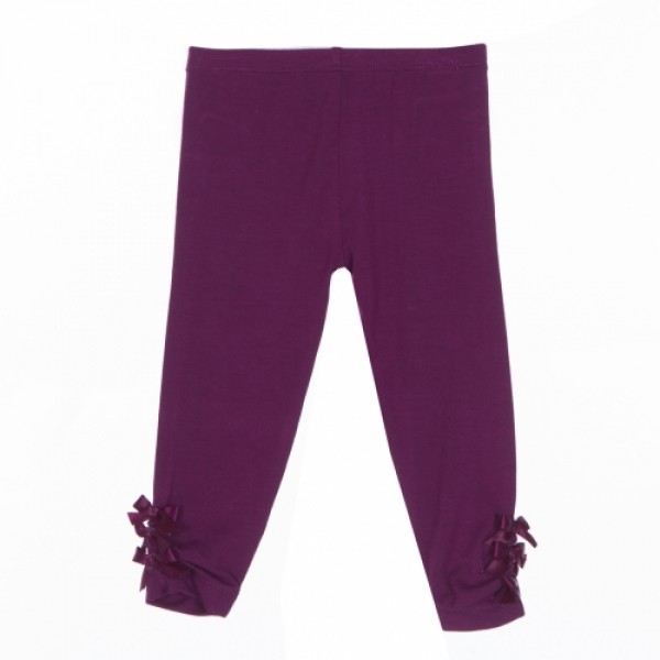 Solid Legging with Bows in Melody