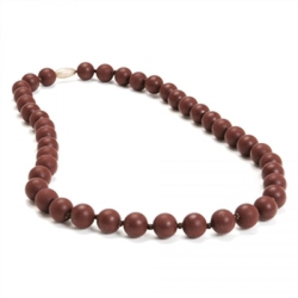Chewbeads Jane Teething Necklace - Spiced Wine