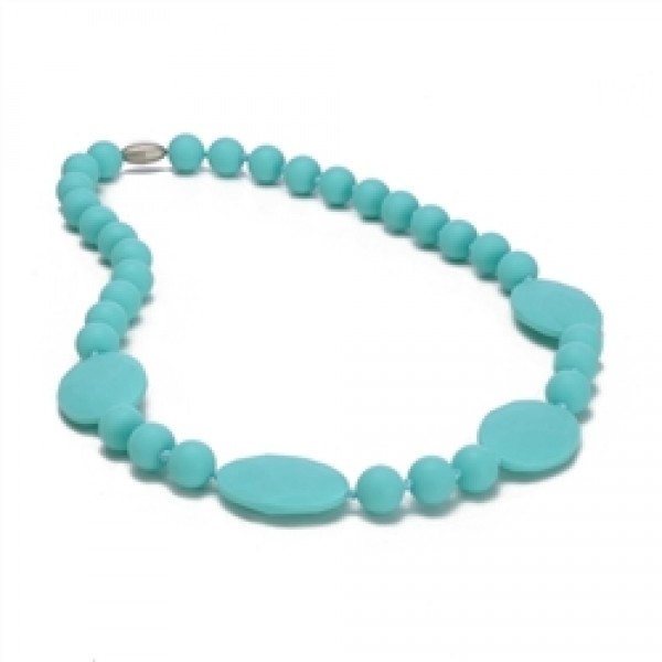 Chewbeads Perry Teething Necklace - Turquoise