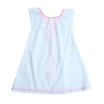 Sleeveless Striped Cotton Poplin Dress