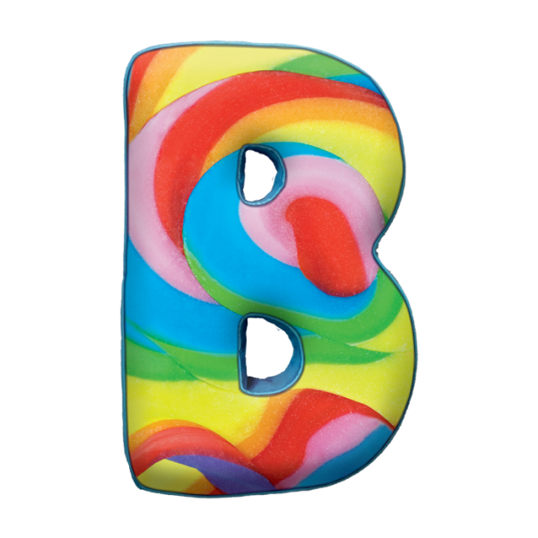 Letter B Initial Microbead Pillow
