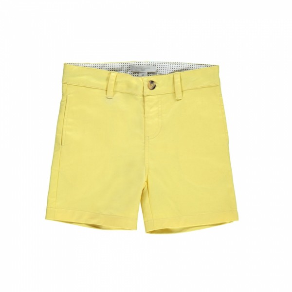 Jeannot Bermuda Shorts - Hay Yellow Twill