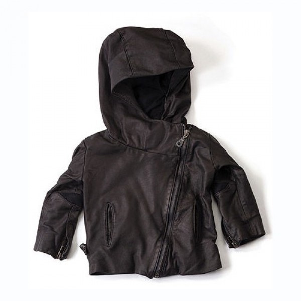 Second Skin Hooded Leather Jacket 