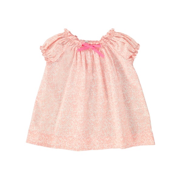 Priscille Top - Peach Pink Leaves