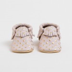 Freshly Picked Moccasins - Heirloom in Blush and Gold