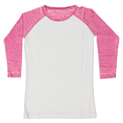 L/S BASEBALL SHIRT PINK 