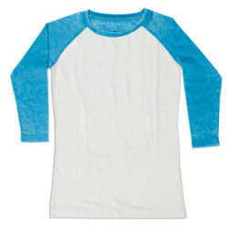 L/S BASEBALL SHIRT TURQUOISE