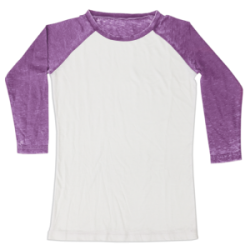 L/S BASEBALL SHIRT PURPLE