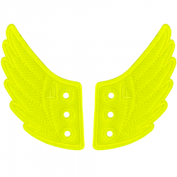 Yellow Neon Wings - Lace