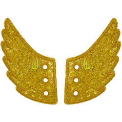 Gold Sparkle Wings - Lace 