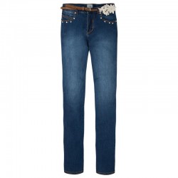 DENIM SKINNY TROUSERS