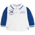 LONG SLEEVE POLO SHIRT (DEEP BLUE)