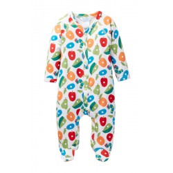 FRUIT TOSS GRASS GREEN RAGLAN SLEEVE PLAYSUIT