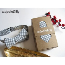 BOWTIE / CLOUDY GINGHAM