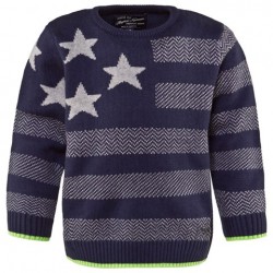 Jacquard Stripe Sweater 