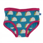 Girl Underwear Set in Dia de los Muertos and Seagrass Tacos